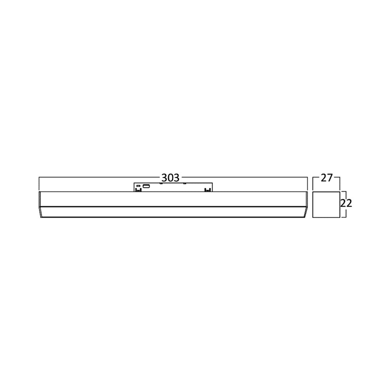 Magneticke LNR svietidla 10W 4000K
